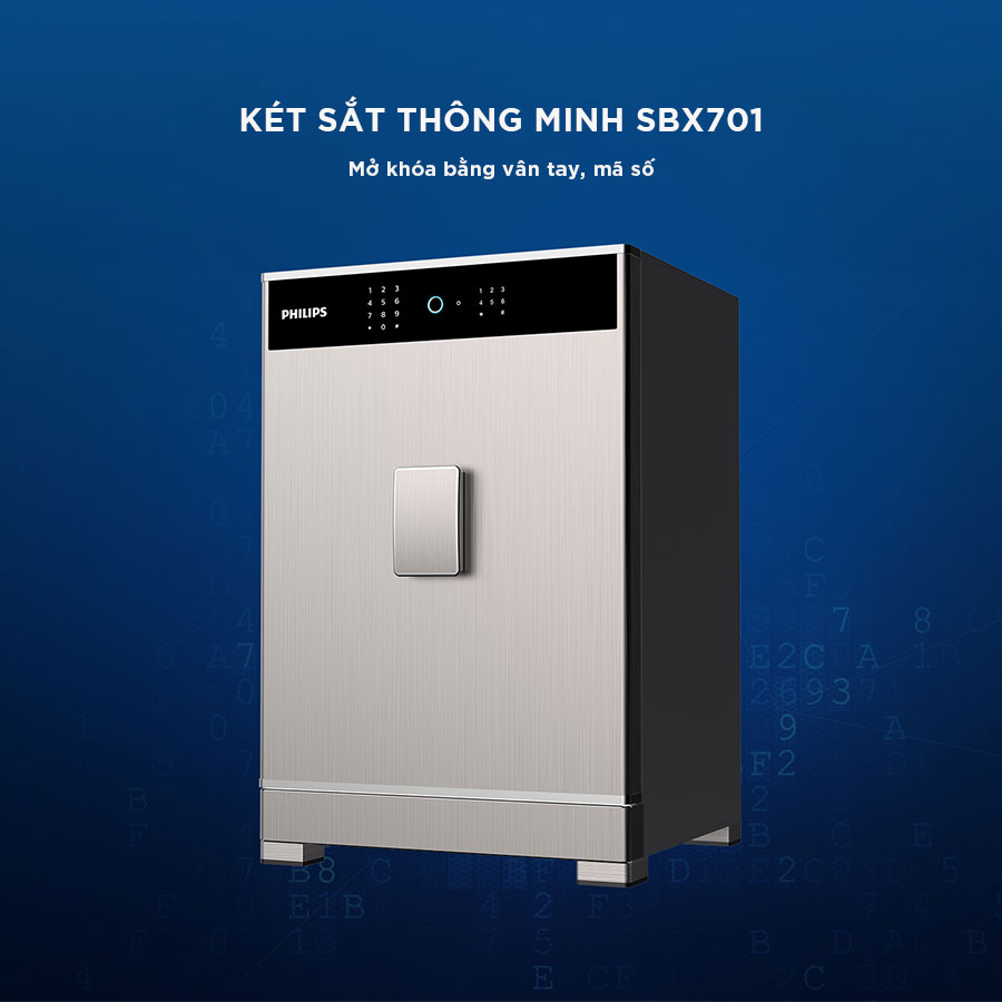 Mở khóa bằng mã số và vân tay