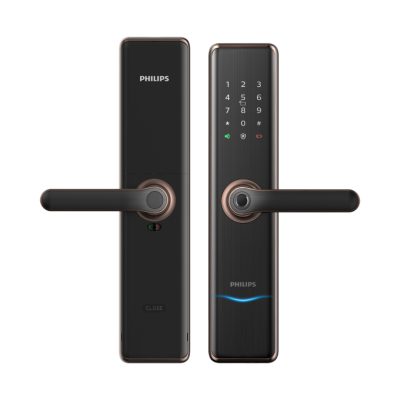 Khóa cửa thông minh Philips 7300 màu đồng đỏ