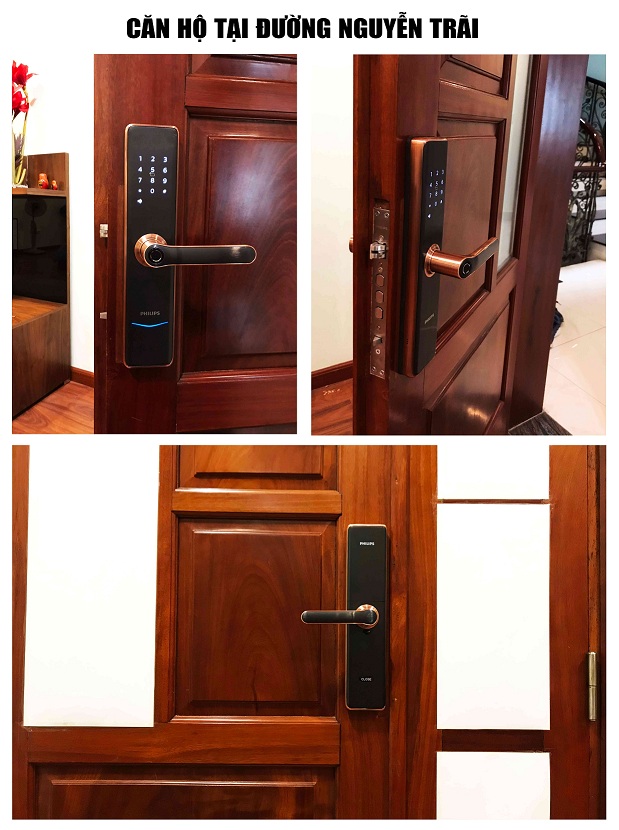 Khóa thông minh Philips 7300 - hình ảnh thực tế