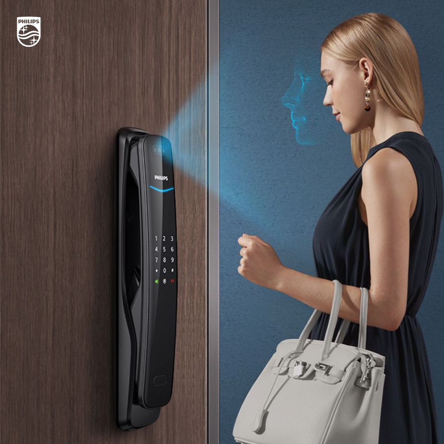 Tính năng nhận diện gương mặt đắt giá trên khoá cửa Philips